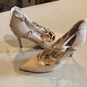 Marc Fisher Danger 2 Beige Heels